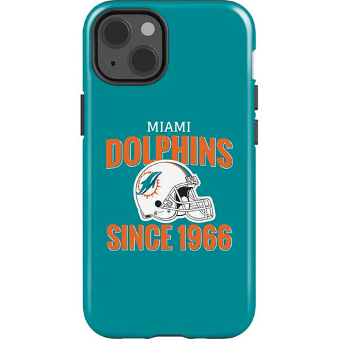 NFL Miami Dolphins Helmet iPhone 15 Impact Case
